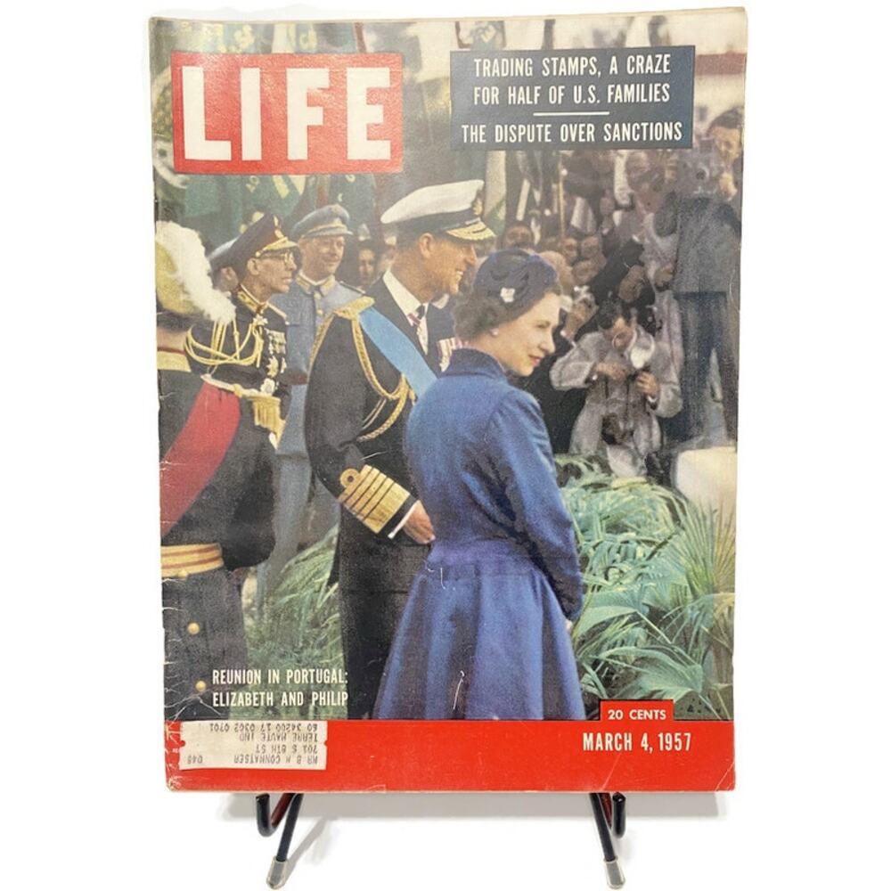 Life Magazine March 4 1957 Elizabeth and Philip Have a Reunion in Portugal